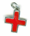 Sterling Silver 15x12mm "Plus" Pendant